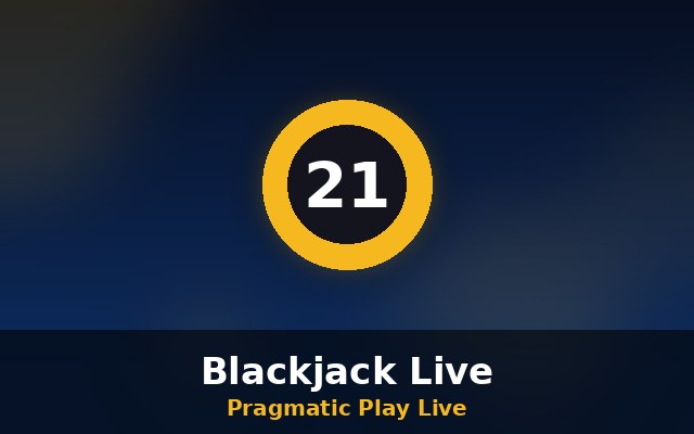 Permainan Blackjack Live di Pragmatic Play Live